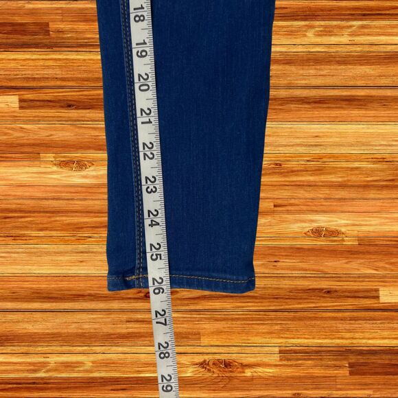 Jordache Jeans Girls 14 Slim Blue Denim Western Super Skinny Medium Wash Pants - Picture 6 of 13